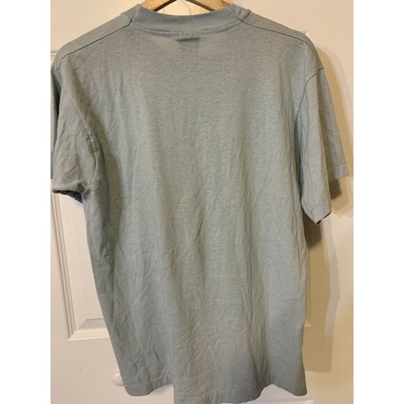 Vtg 80s‎ Don’t Worry Ski Happy Dog St Bernard Men’s Sz L Blue Screen Stars Best - Picture 8 of 8